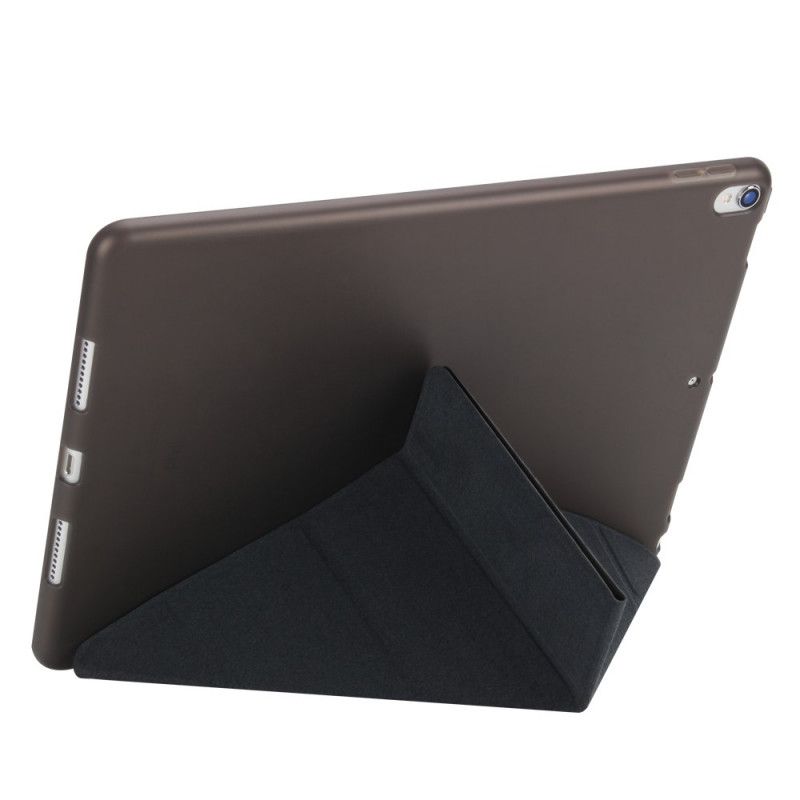 Smart Case iPad Pro 10.5" Wit Zwart Origami Van Kunstleer