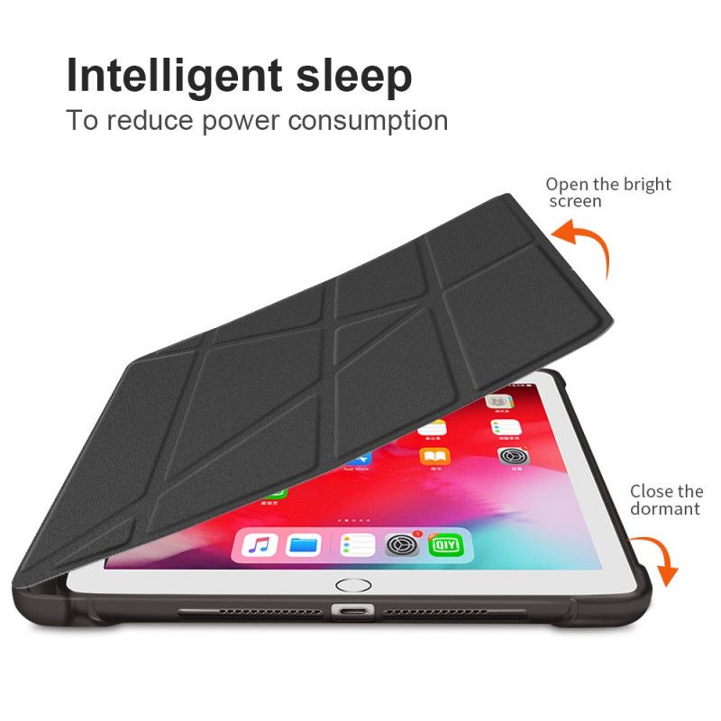 Smartcase iPad Pro 10.5" Rood Zwart Origami Pennenhouder
