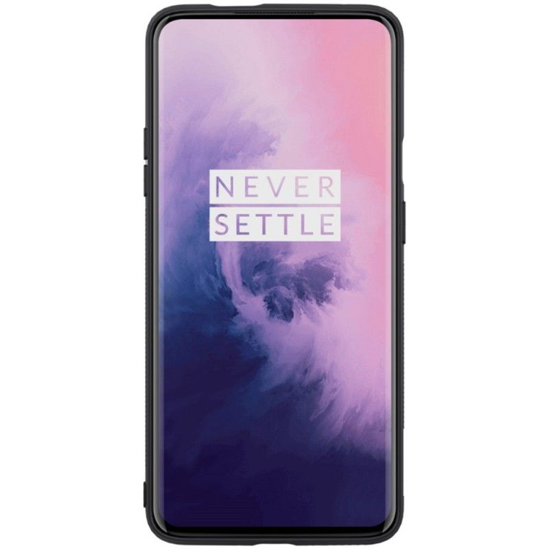Case Hoesje OnePlus 7 Pro Telefoonhoesje Nillkin Kunstvezel En Magneetfolie