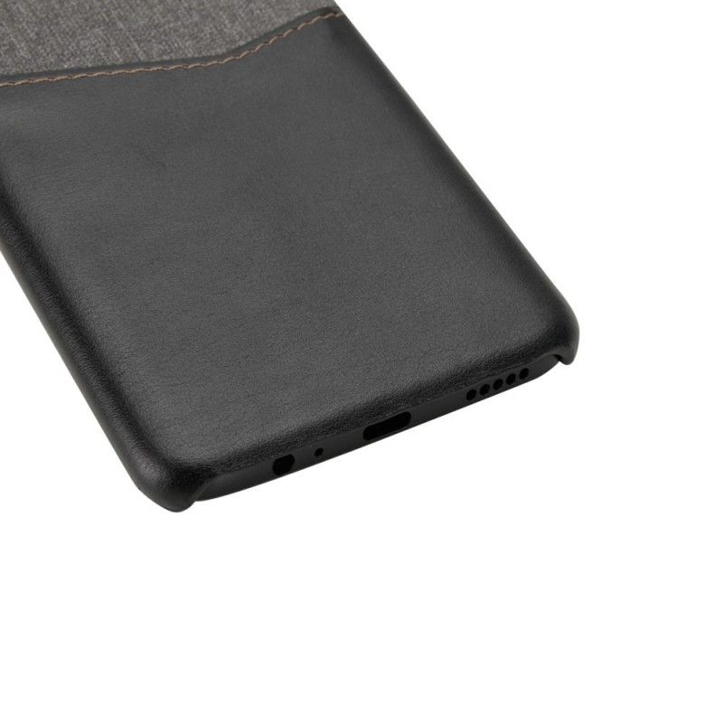 Cover Hoesje OnePlus 7 Pro Rood Zwart Telefoonhoesje Stofgleuf