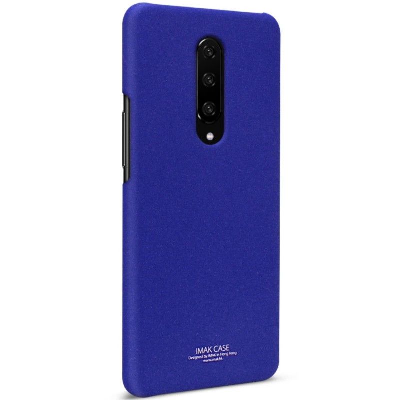 Hoesje OnePlus 7 Pro Donkerblauw Stijve Mat