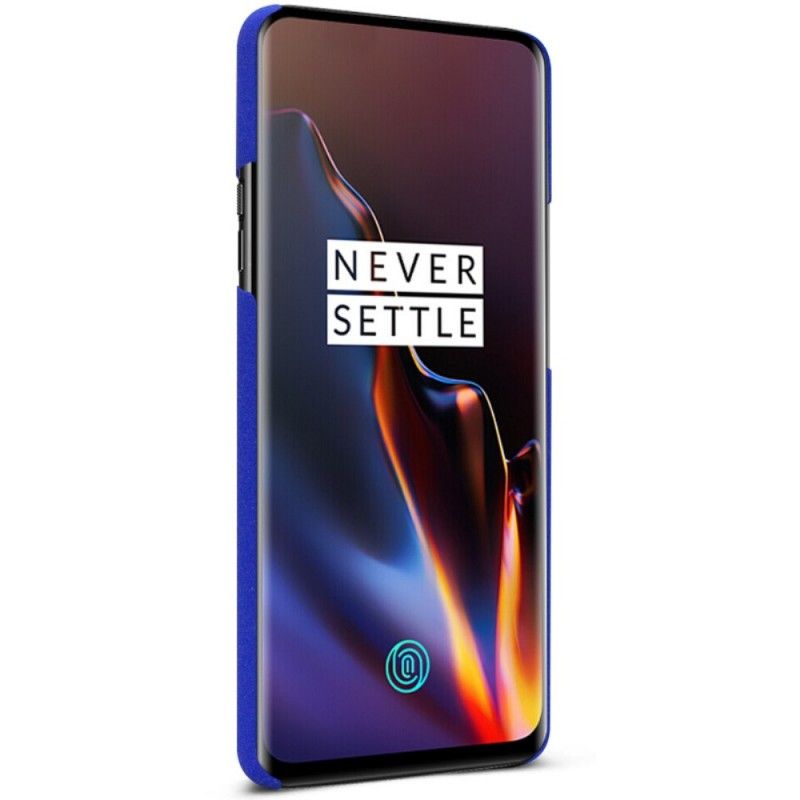 Hoesje OnePlus 7 Pro Donkerblauw Stijve Mat