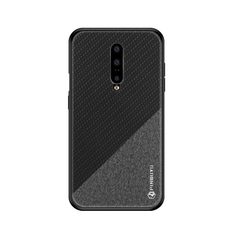 Hoesje OnePlus 7 Pro Magenta Zwart Pinwuyo Eer-Serie