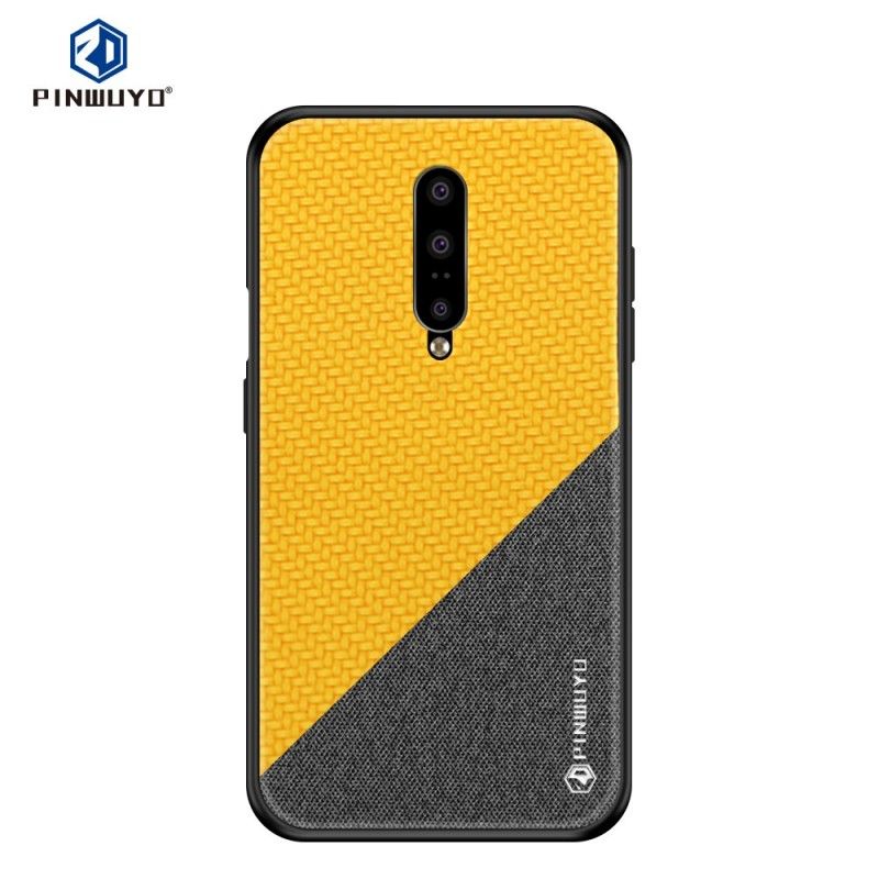 Hoesje OnePlus 7 Pro Magenta Zwart Pinwuyo Eer-Serie