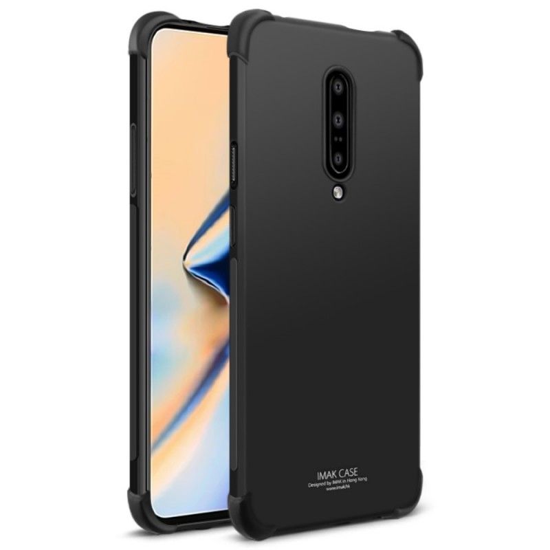 Hoesje OnePlus 7 Pro Transparant Zwart Imak Huidgevoel