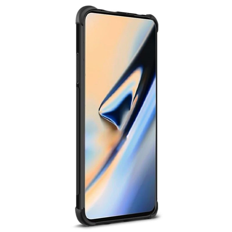 Hoesje OnePlus 7 Pro Transparant Zwart Imak Huidgevoel