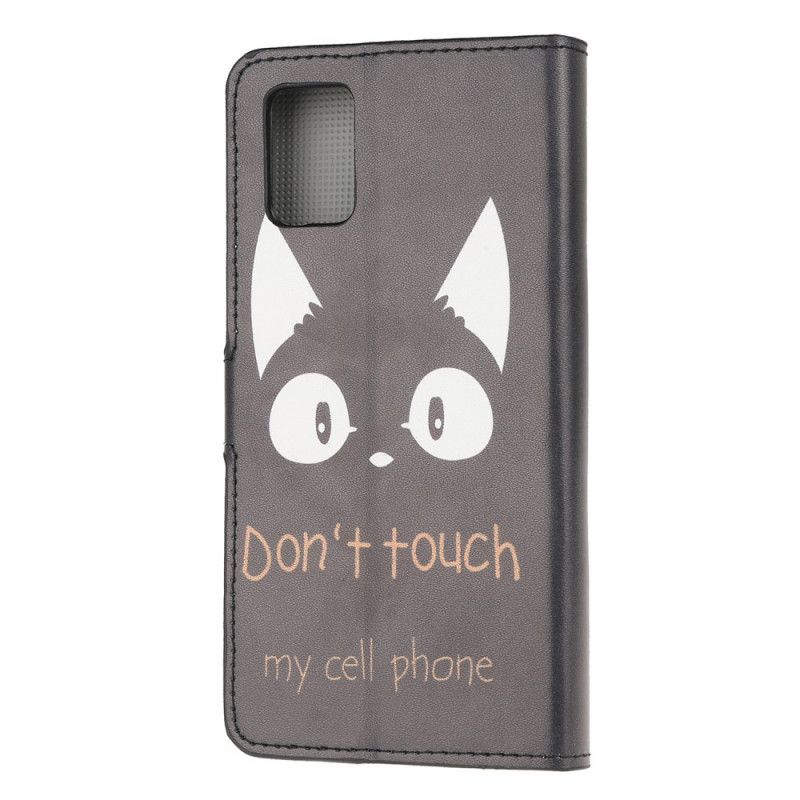 Cover Folio-hoesje Honor 10X Lite Telefoonhoesje Raak Mijn Mobiele Telefoon Aan