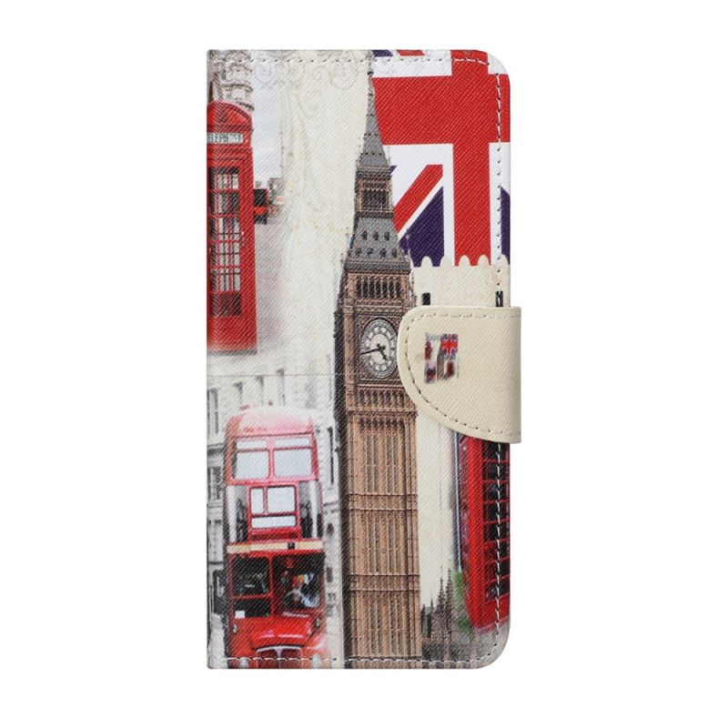 Leren Hoesje Honor 10X Lite Leven In Londen