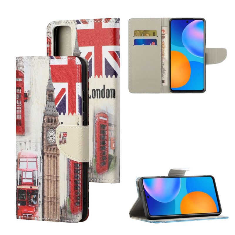 Leren Hoesje Honor 10X Lite Leven In Londen