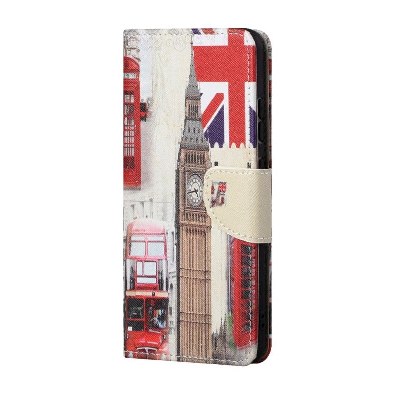 Leren Hoesje Honor 10X Lite Leven In Londen