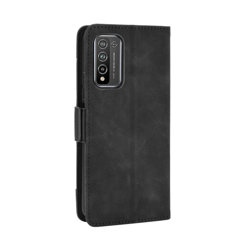 Leren Hoesje Honor 10X Lite Rood Zwart Eersteklas Multikaart