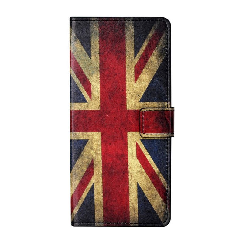 Leren Hoesje voor Honor 10X Lite Engelse Vlag