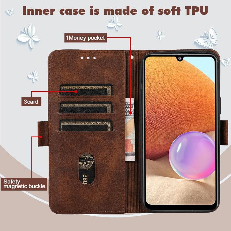 Folio-hoesje Moto E20 / E30 / E40 Kat En Vlinders
