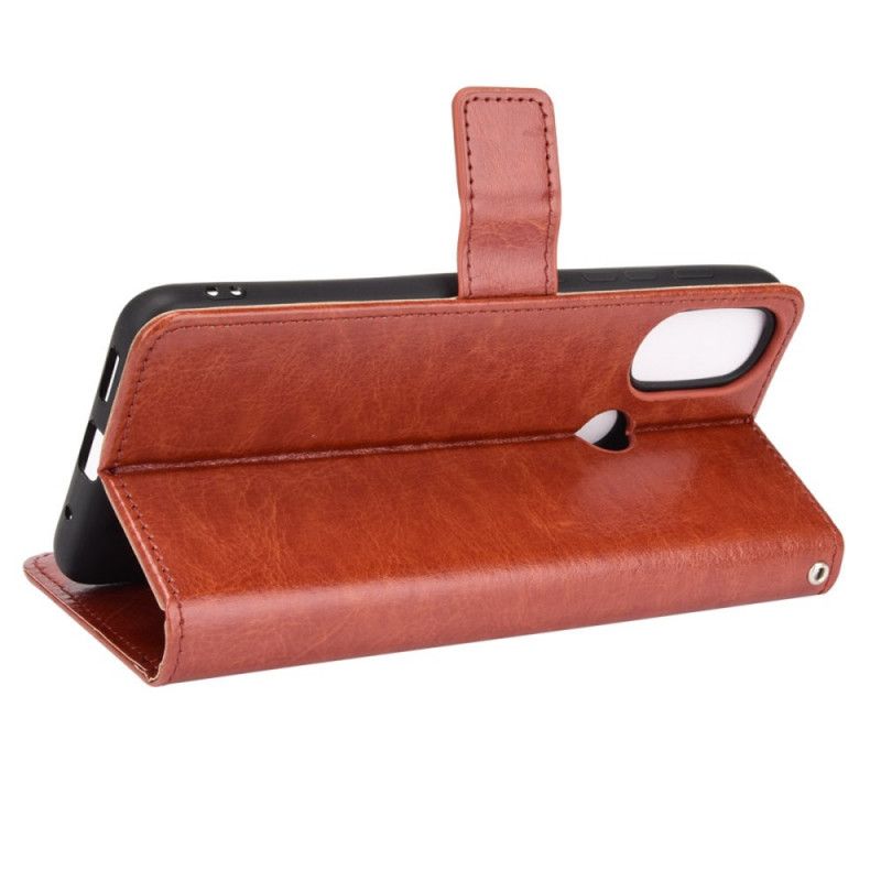Folio-hoesje Moto E20 / E30 / E40 Telefoonhoesje Flitsend Kunstleer