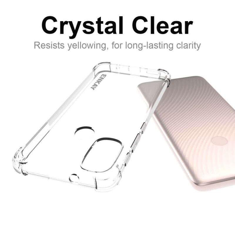 Hoesje Moto E20 / E30 / E40 Transparant Enkay Bescherming Hoesje