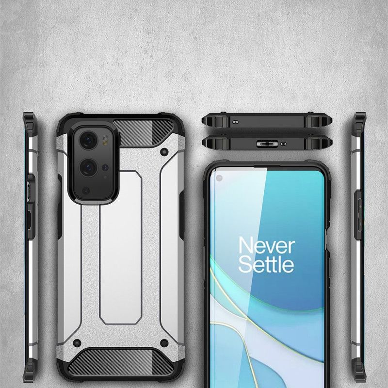 Hoesje OnePlus 9 Pro Rood Zwart Overlevende