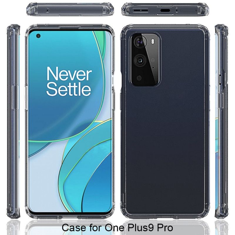 Hoesje OnePlus 9 Pro Telefoonhoesje Transparant Hybride Ontwerp