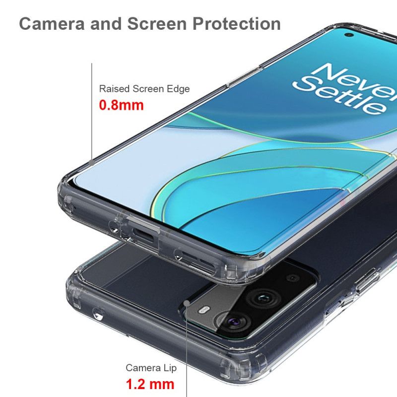 Hoesje OnePlus 9 Pro Telefoonhoesje Transparant Hybride Ontwerp