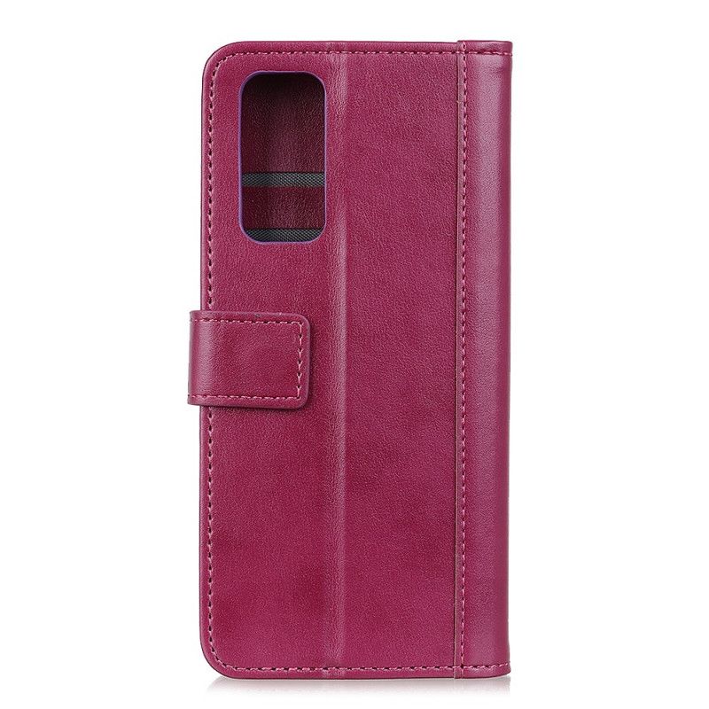 Leren Hoesje voor OnePlus 9 Pro Groen Zwart Leerstijl