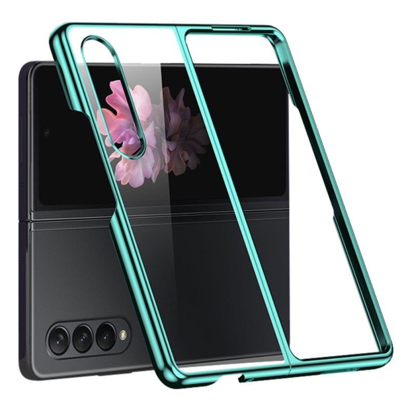 Hoesje voor Samsung Galaxy Z Fold 4 Transparant Metaal