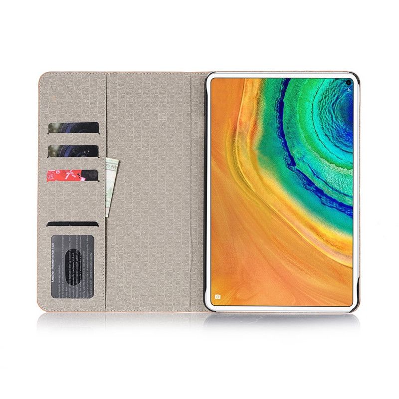 Cover voor Huawei MatePad Pro Grijs Zwart Gestructureerd