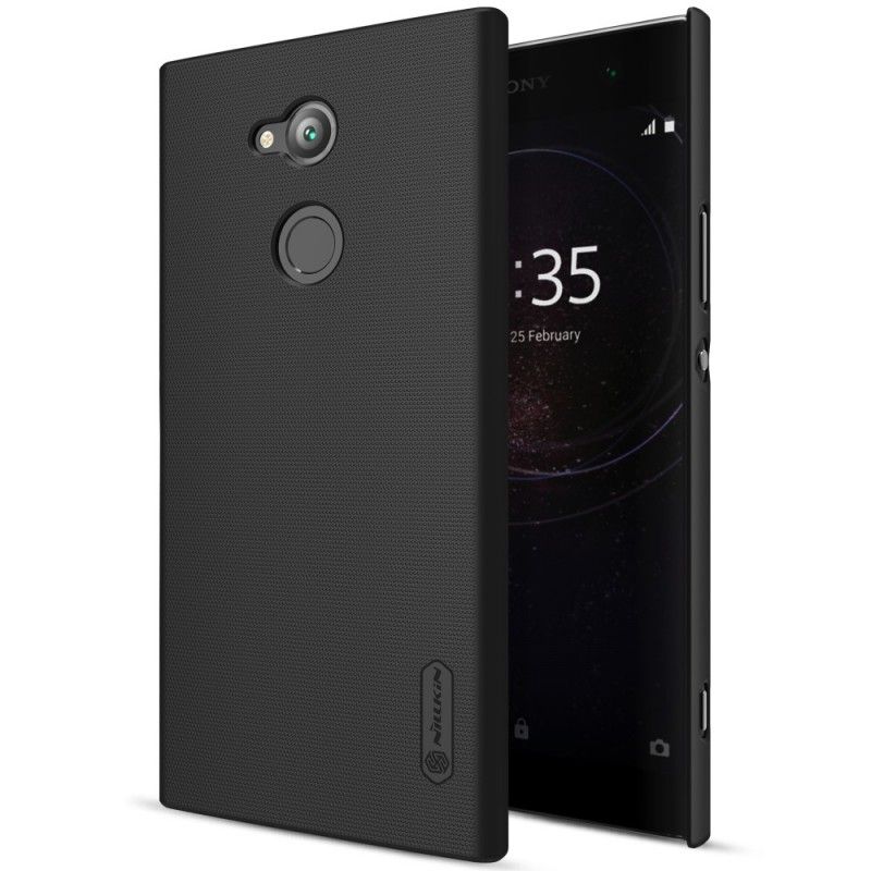 Hoesje Sony Xperia XA2 Ultra Rood Wit Stijve Frosted Nillkin