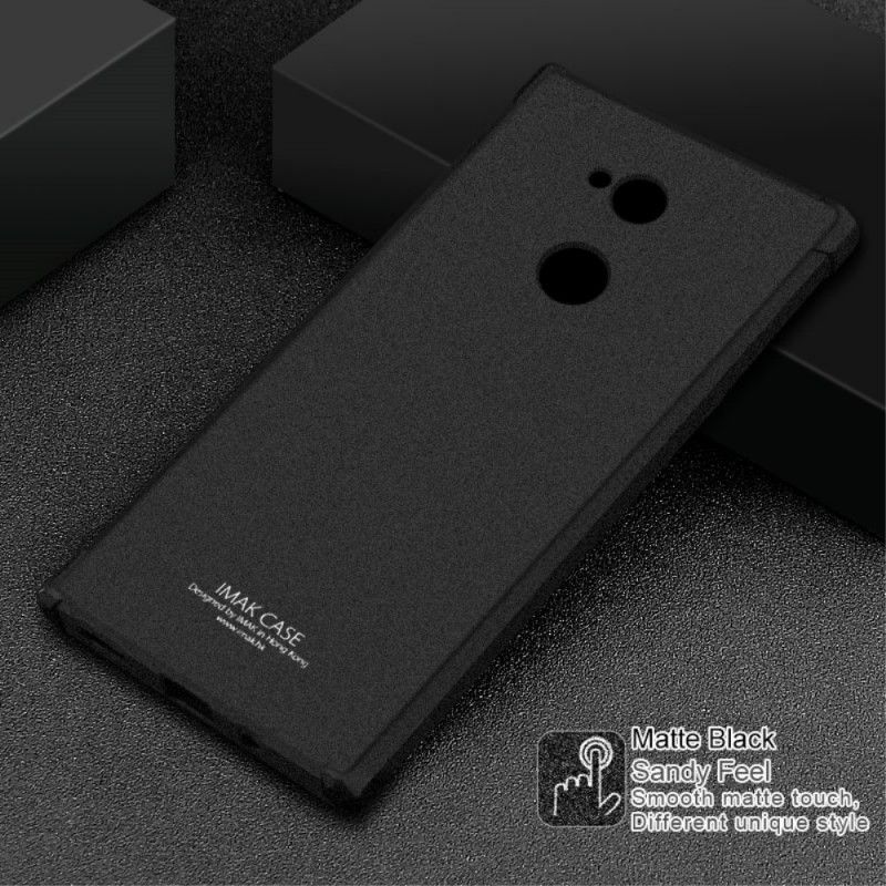 Hoesje Sony Xperia XA2 Ultra Zwart Zijde Serie