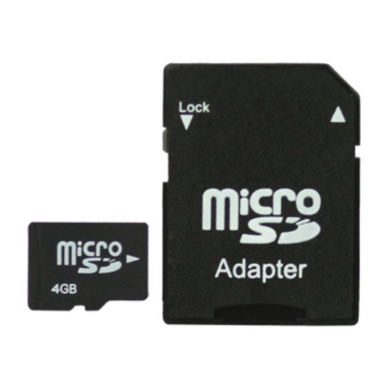 4Go Micro Sd-Kaart Met Sd-Adapter