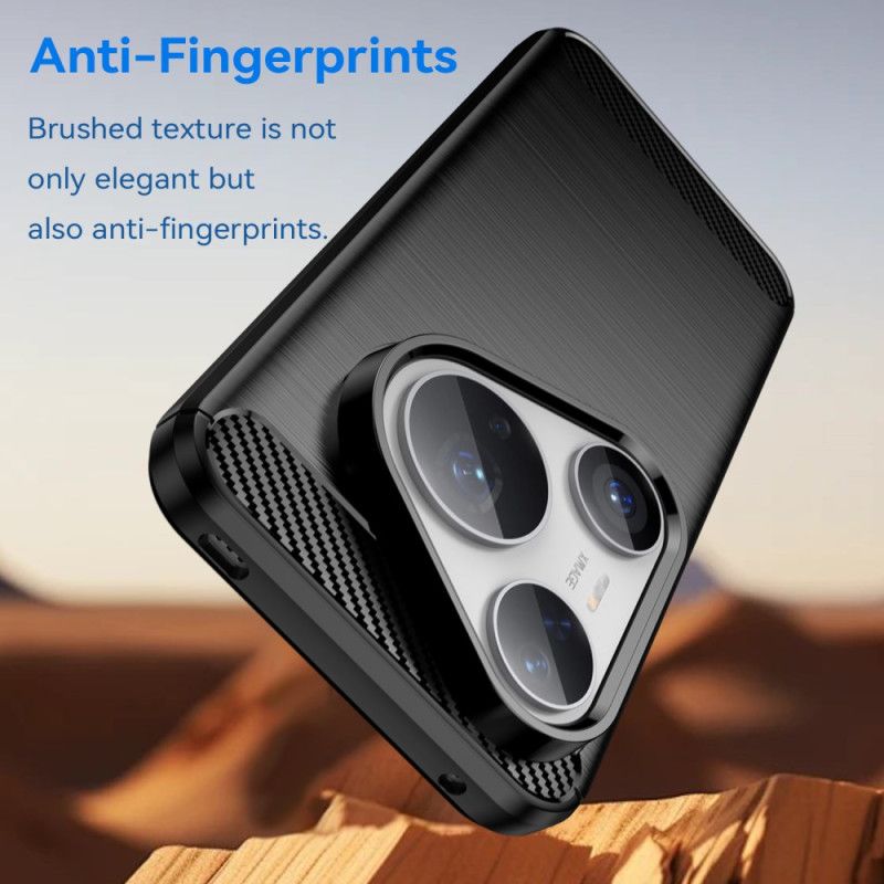 Case Hoesje Huawei Pura 80 Pro Telefoonhoesje Geborsteld Koolstofvezel