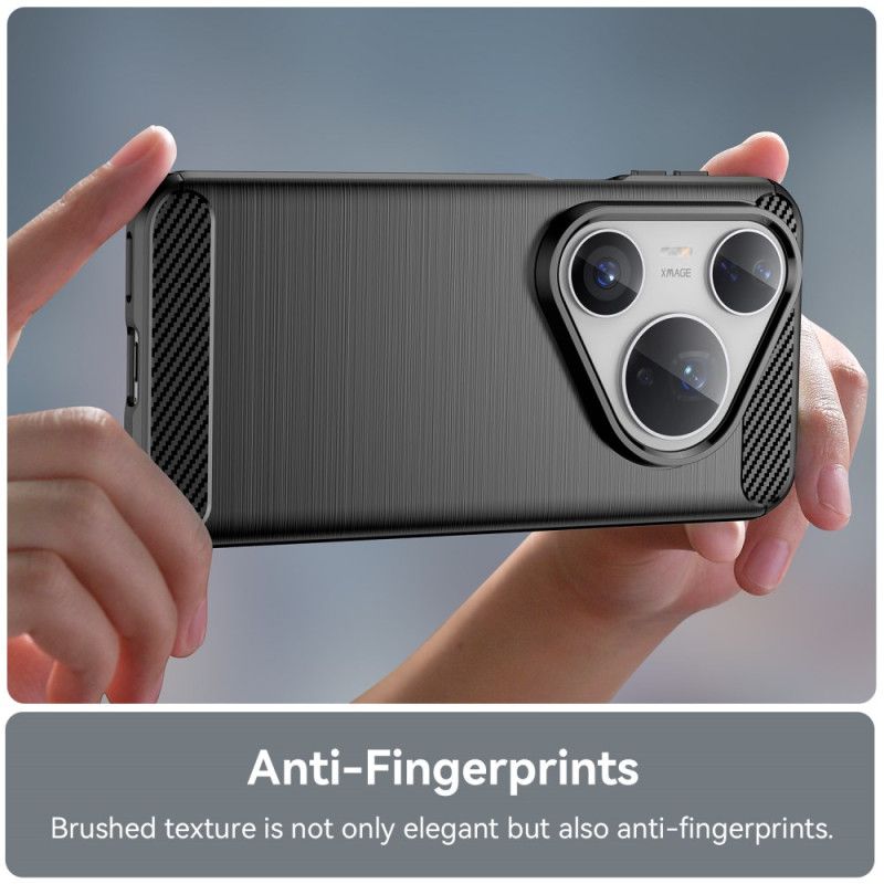 Case Hoesje Huawei Pura 80 Pro Telefoonhoesje Geborsteld Koolstofvezel