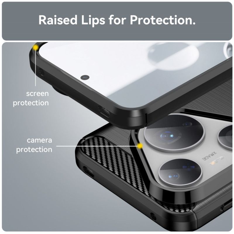 Case Hoesje Huawei Pura 80 Pro Telefoonhoesje Geborsteld Koolstofvezel