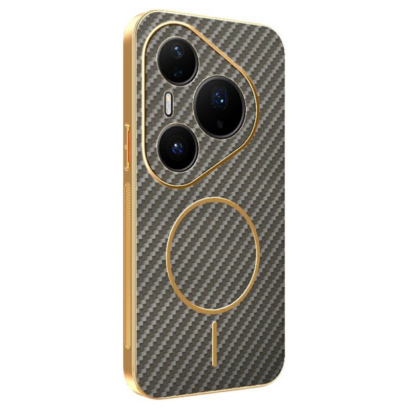 Case Hoesje Huawei Pura 80 Pro Telefoonhoesje Koolstofvezeltextuur