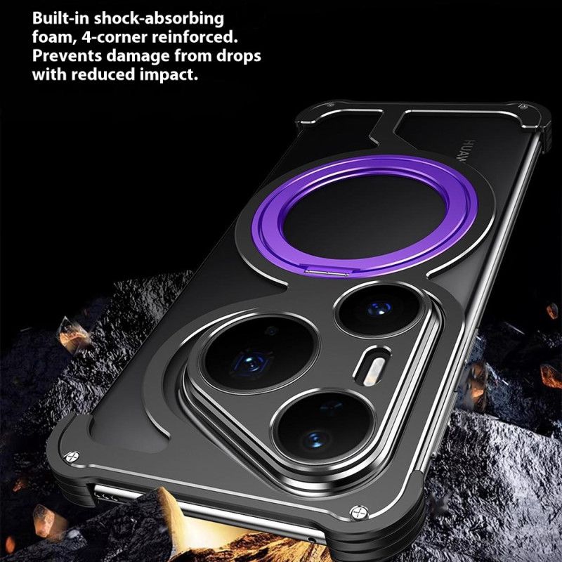 Cover Hoesje Huawei Pura 80 Pro Telefoonhoesje Magsafe Met Draaibare Standaard En Warmteafvoer