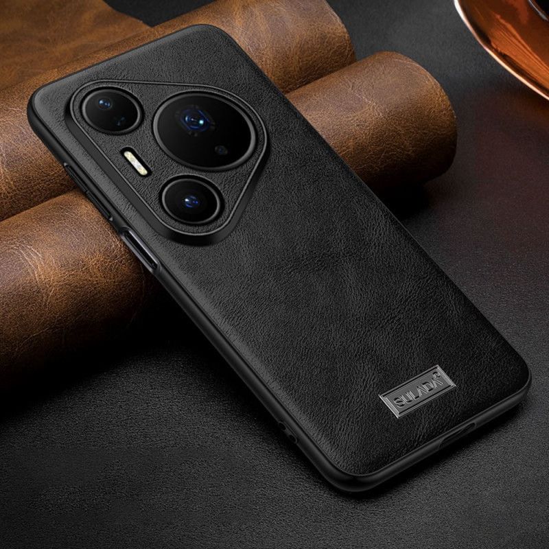 Cover Hoesje Huawei Pura 80 Pro Telefoonhoesje Sulada Lederlook