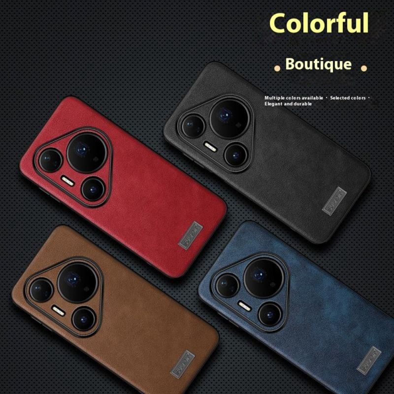 Cover Hoesje Huawei Pura 80 Pro Telefoonhoesje Sulada Lederlook