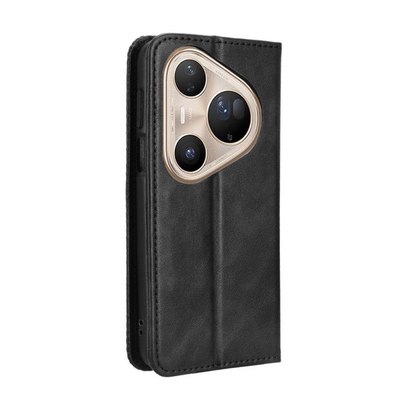 Folio-hoesje Huawei Pura 80 Pro Vintage Rand Bescherming Hoesje