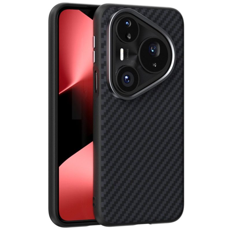 Hoesje Huawei Pura 80 Pro Magsafe Abeel Met Koolstofvezeltextuur