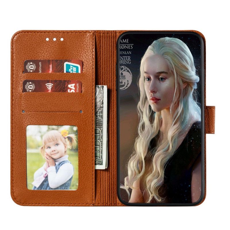 Cover Folio-hoesje Samsung Galaxy A41 Grijs Zwart Telefoonhoesje Leef Je Droom Imitatieleer