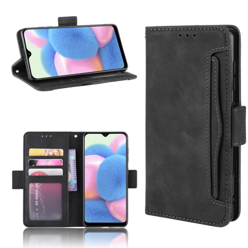 Cover Folio-hoesje Samsung Galaxy A41 Rood Zwart Telefoonhoesje Eersteklas Multikaart