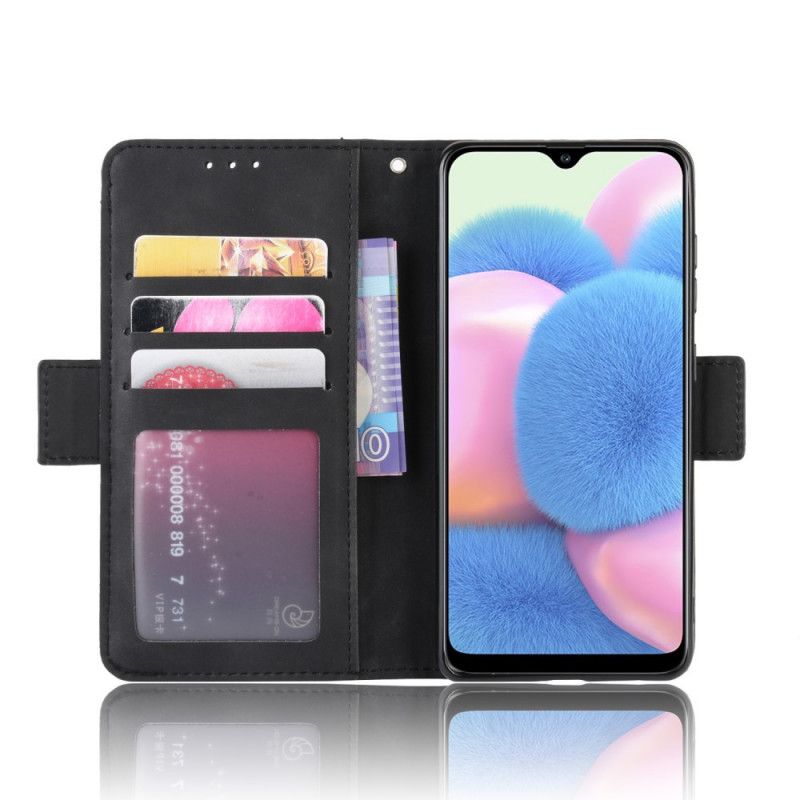 Cover Folio-hoesje Samsung Galaxy A41 Rood Zwart Telefoonhoesje Eersteklas Multikaart