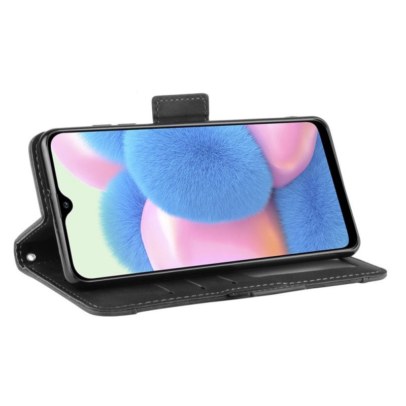 Cover Folio-hoesje Samsung Galaxy A41 Rood Zwart Telefoonhoesje Eersteklas Multikaart