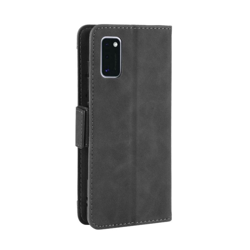 Cover Folio-hoesje Samsung Galaxy A41 Rood Zwart Telefoonhoesje Eersteklas Multikaart