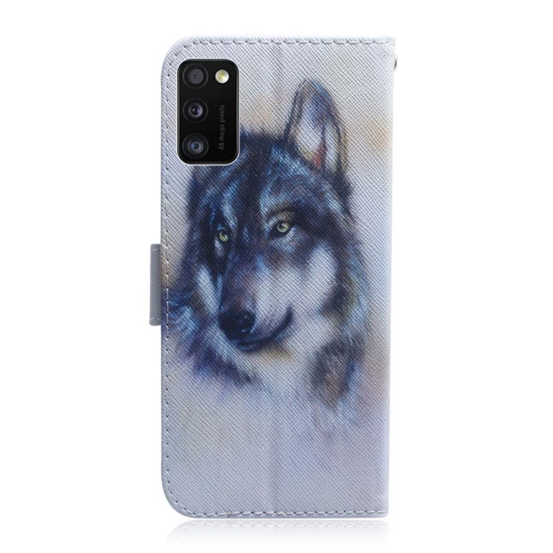 Cover Folio-hoesje Samsung Galaxy A41 Telefoonhoesje Honden Blik