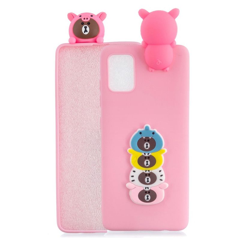 Cover Hoesje Samsung Galaxy A41 Telefoonhoesje 3D Rare Beren