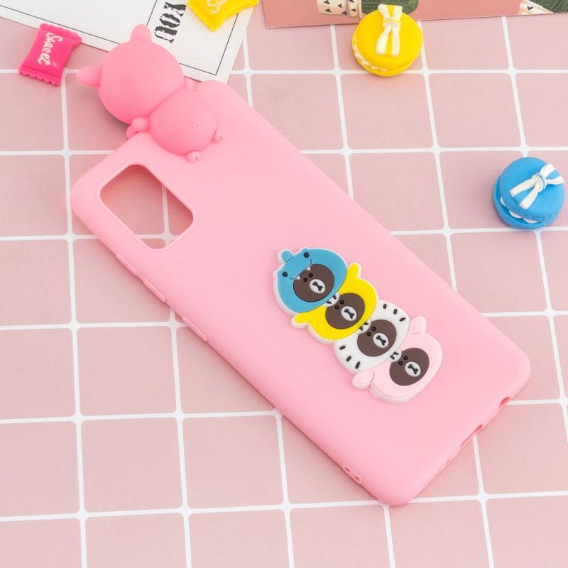 Cover Hoesje Samsung Galaxy A41 Telefoonhoesje 3D Rare Beren
