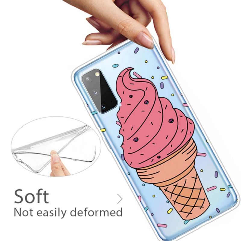 Cover Hoesje Samsung Galaxy A41 Telefoonhoesje Ijs