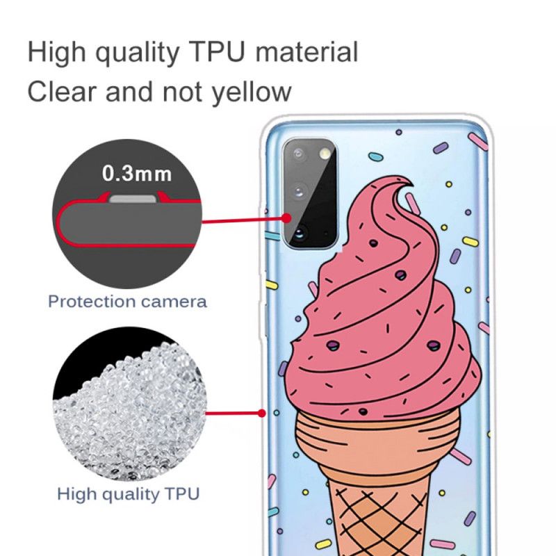 Cover Hoesje Samsung Galaxy A41 Telefoonhoesje Ijs