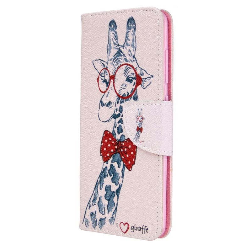 Flip Case Leren Samsung Galaxy A41 Nerdgiraf