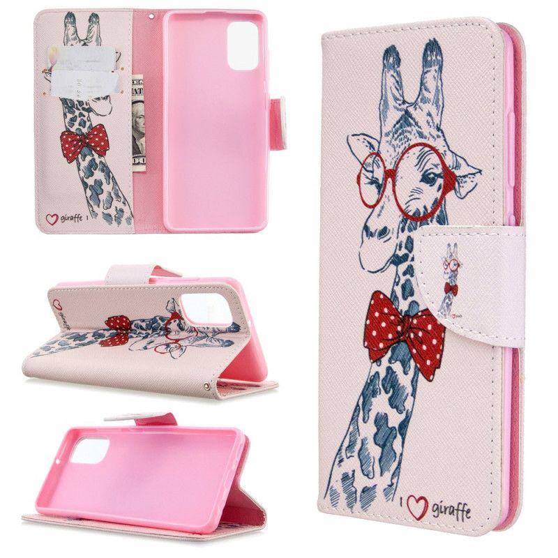 Flip Case Leren Samsung Galaxy A41 Nerdgiraf