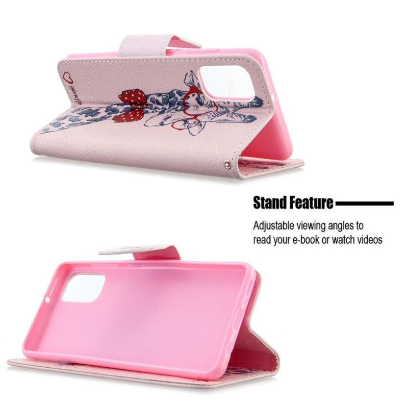 Flip Case Leren Samsung Galaxy A41 Nerdgiraf